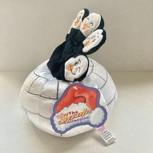 Santa Collection Sugar Loaf Penguin Finger Hand Puppet Stuffed Plush Igloo 2007 - Picture 6 of 14